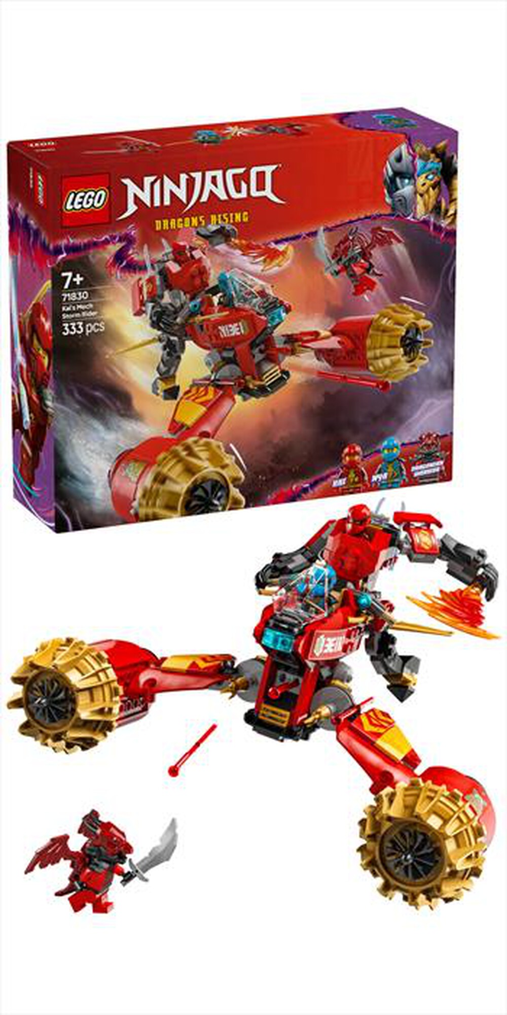 Immagine del prodotto LEGO - NINJAGO Mech Storm Rider di Kai 71830