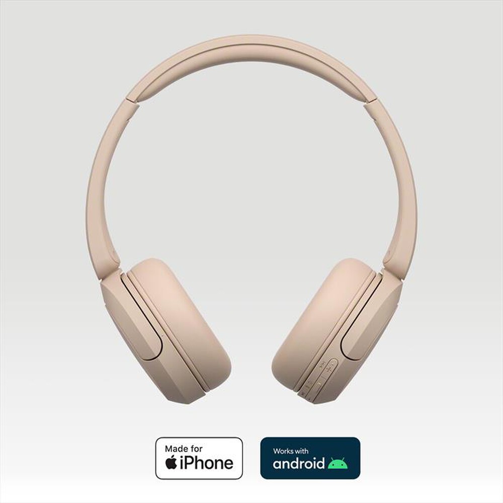 "SONY - Cuffie Bluetooth On ear WHCH520C.CE7-Cappuccino"