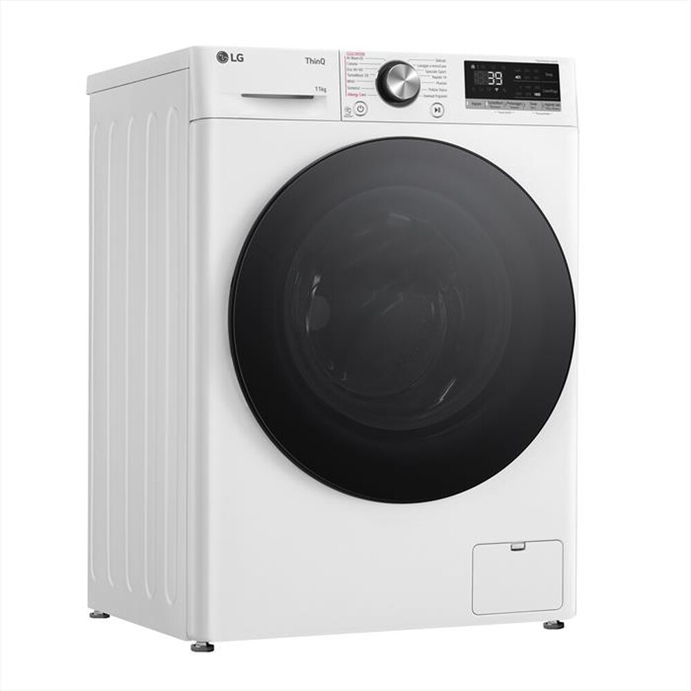 "LG - Lavatrice AI DD R7 F4R7011TSWB 11kg Classe A-Bianca"
