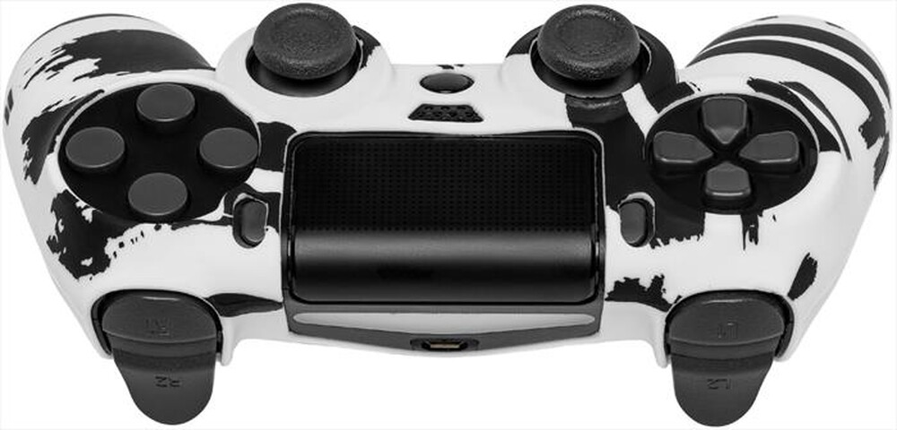 Immagine del prodotto QUBICK - CONTROLLER SKIN (PS4)-NERO BIANCO