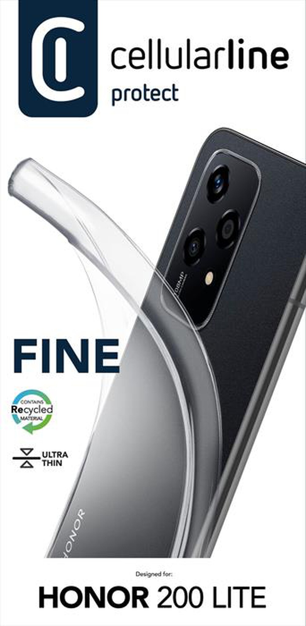 Immagine del prodotto CELLULARLINE - Cover case FINE per Honor 200 Lite-Transparent