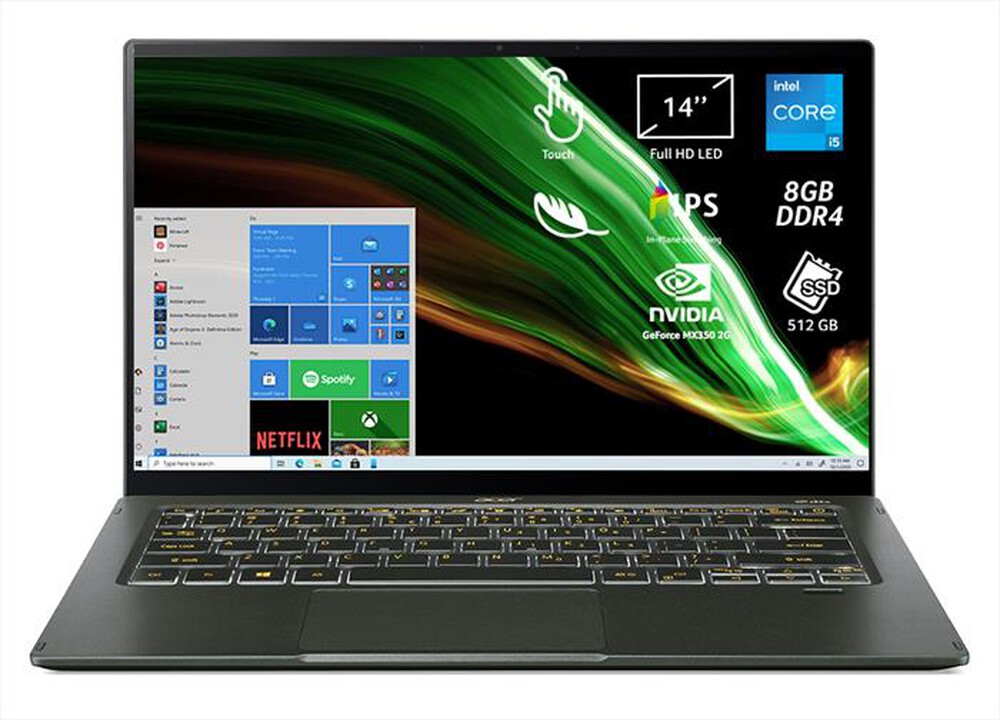 "ACER - SF514-55T-537R-Verde"