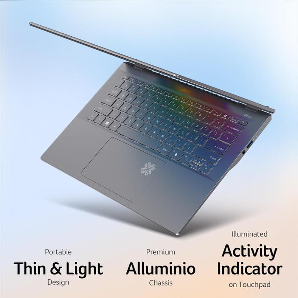 "ACER - Notebook SWIFT 14 AI SF14-11-X9T 14.5\" – COPILOT+-Grigio"