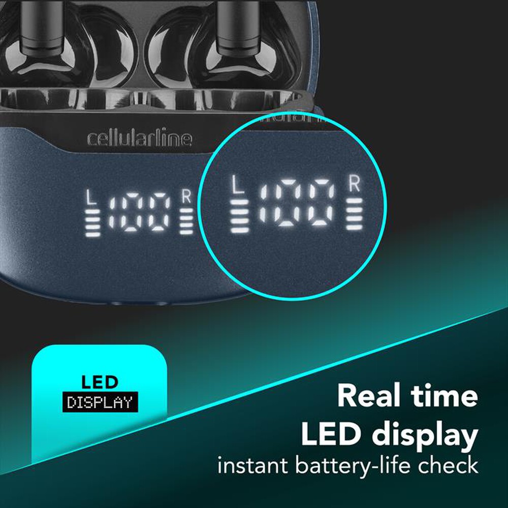Immagine del prodotto CELLULARLINE - Auricolare bluetooth BTKEYPROTWSK-Nero