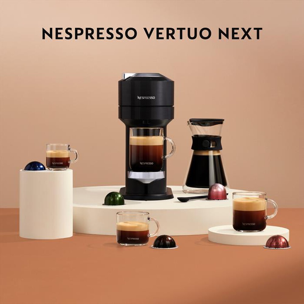 "KRUPS - Macchina da caffè XN9105 Vertuo Next Nespresso-Rosso ciliegia"