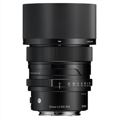 SIGMA - Obiettivo Fisso 65MM-F/2 (C) DG E-MOUNT-Nero