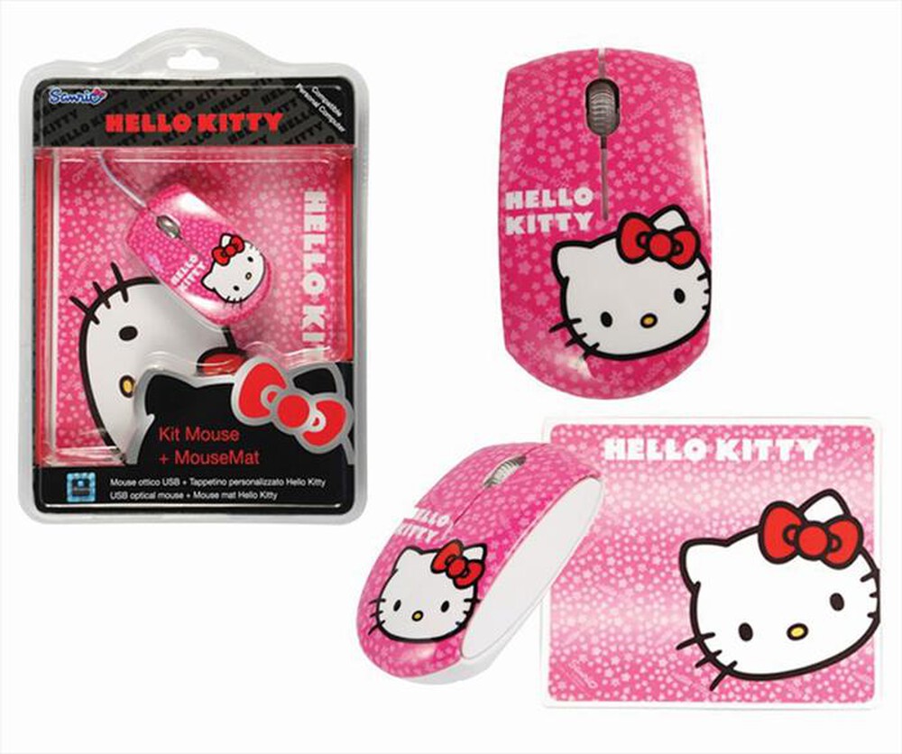 "XTREME - 94592 - Hello Kitty Kit Mouse + Mouse Mat"