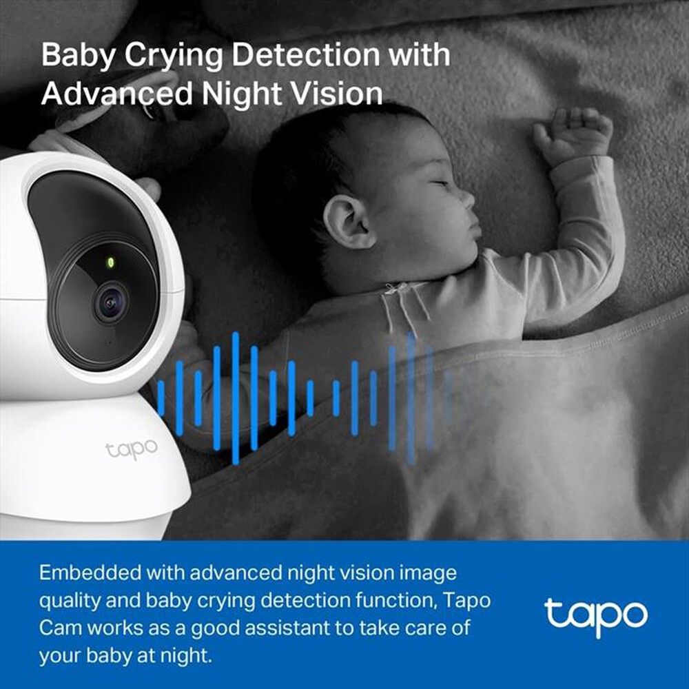 "TP-LINK - Telecamera TC71 PAN/TILT HOME SECURITY 2K WI-FI"