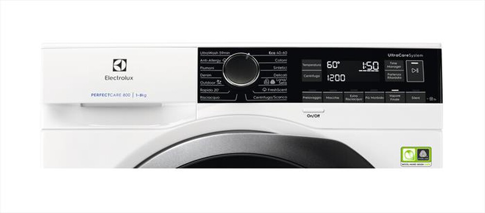 "ELECTROLUX - Lavatrice EW8F284GREEN 8 Kg Classe A-Bianco"