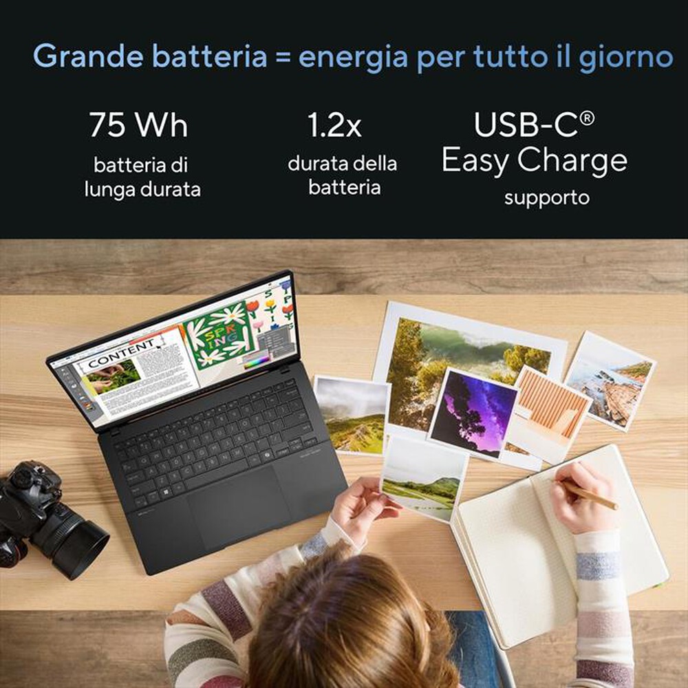 Immagine del prodotto ASUS - Vivobook S 14 OLED S5406SA-QD070W 14" 1TB SSD-Neutral Black