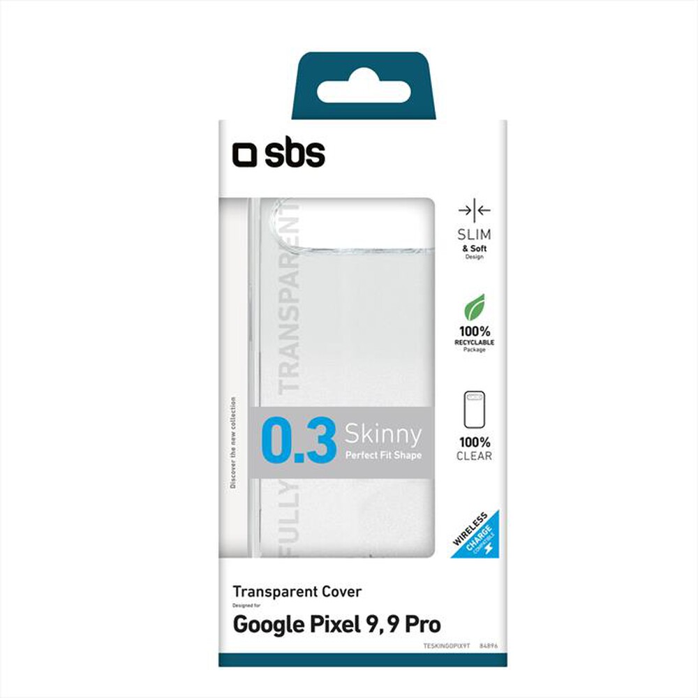 Immagine del prodotto SBS - Cover Skinny Google Pixel 9/9 Pro TESKINGOPIX9T-Trasparente
