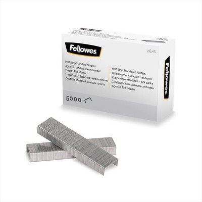 FELLOWES - CF 5000 PUNTI 26/6 PER CUCITRICE - MEZZA STRISCIA-silver