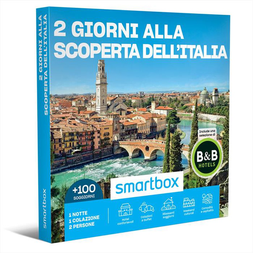 Immagine del prodotto SMARTBOX - 2 GIORNI ALLA SCOPERTA DELL'ITALIA-eBox digitale