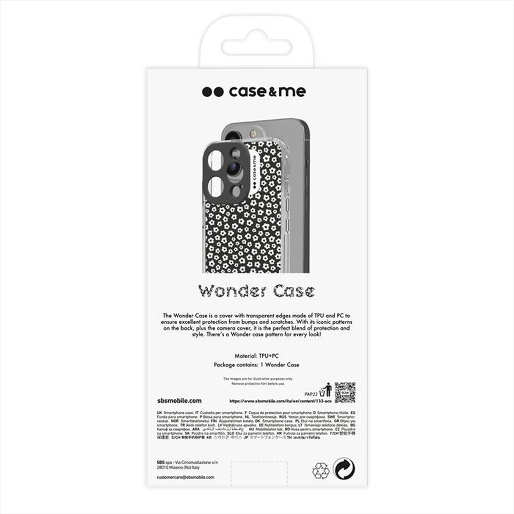 "CASEME - Cover CMCOVCAMIP1361PSF per iPhone 13 Pro-Small Flowers"
