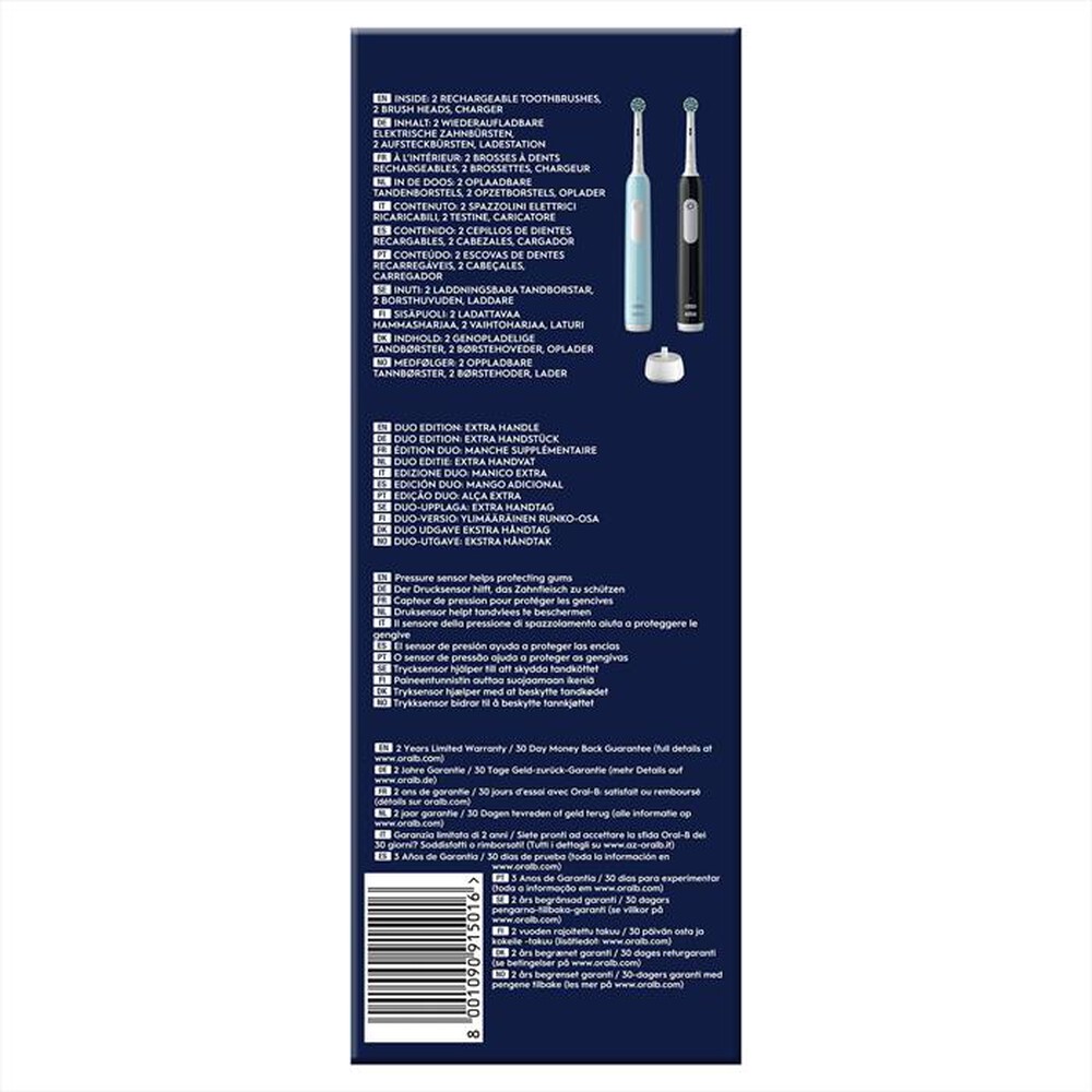 "ORAL-B - Spazzolino elettrico PRO SERIES 1-Blu e Nero"