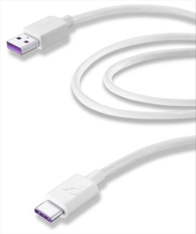 CELLULARLINE - USBDATACSCUSBCW Cavo Dati-Super Fast-Bianco
