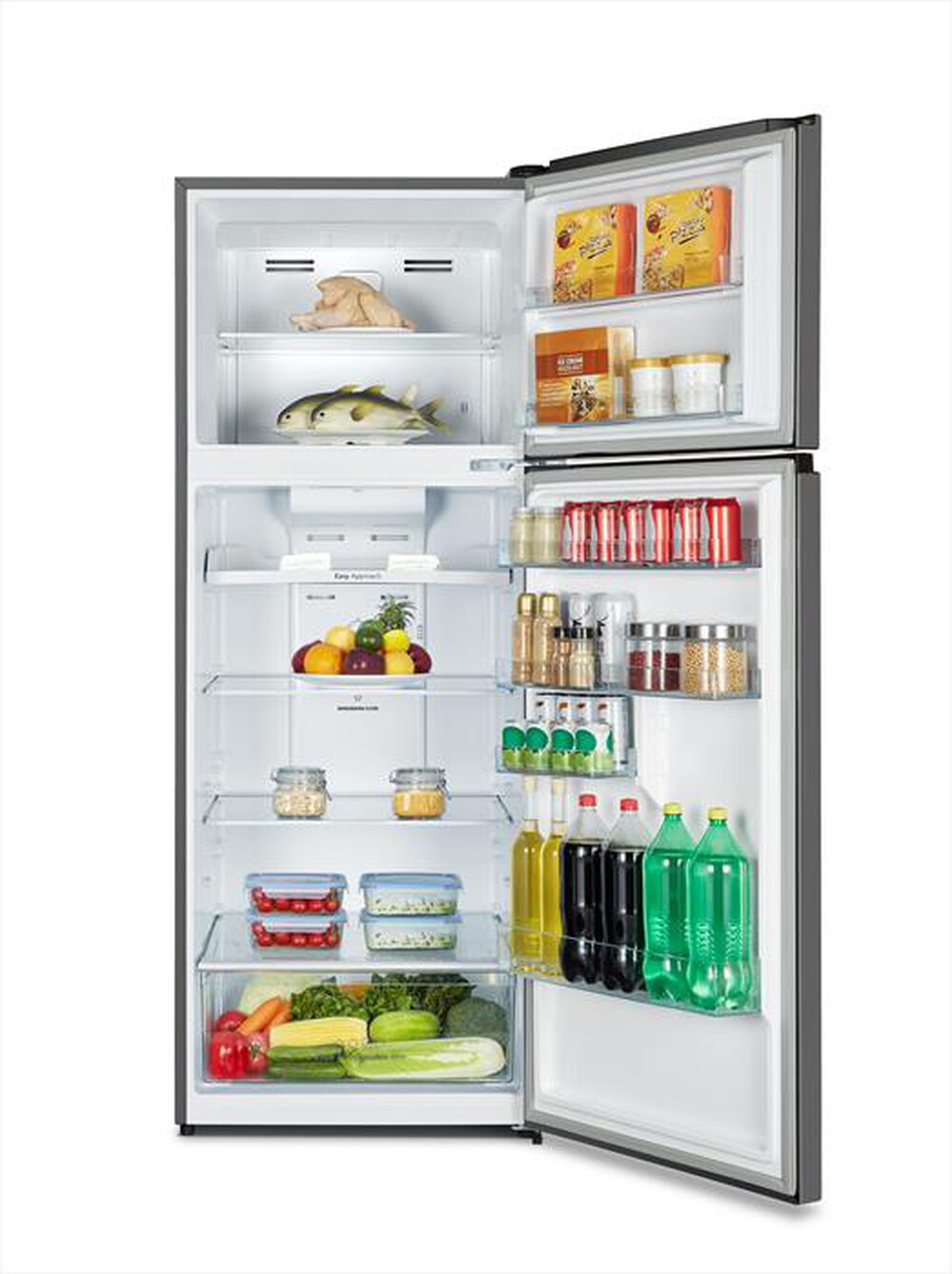"HISENSE - Frigorifero 2 porte RT600N4DC2 Classe E 498lt-INOX"