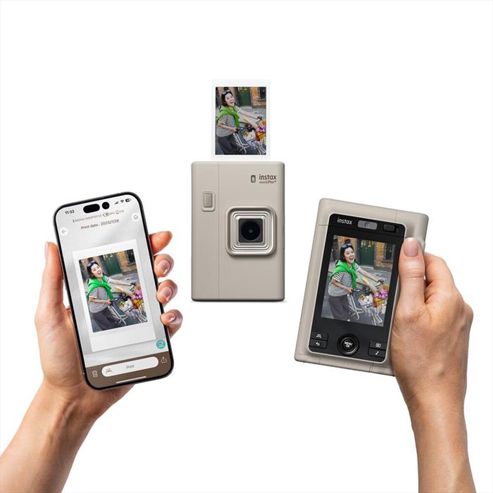 Immagine del prodotto FUJI - Fotocamera instax mini LiPlay+ 2-in-1-BEIGE