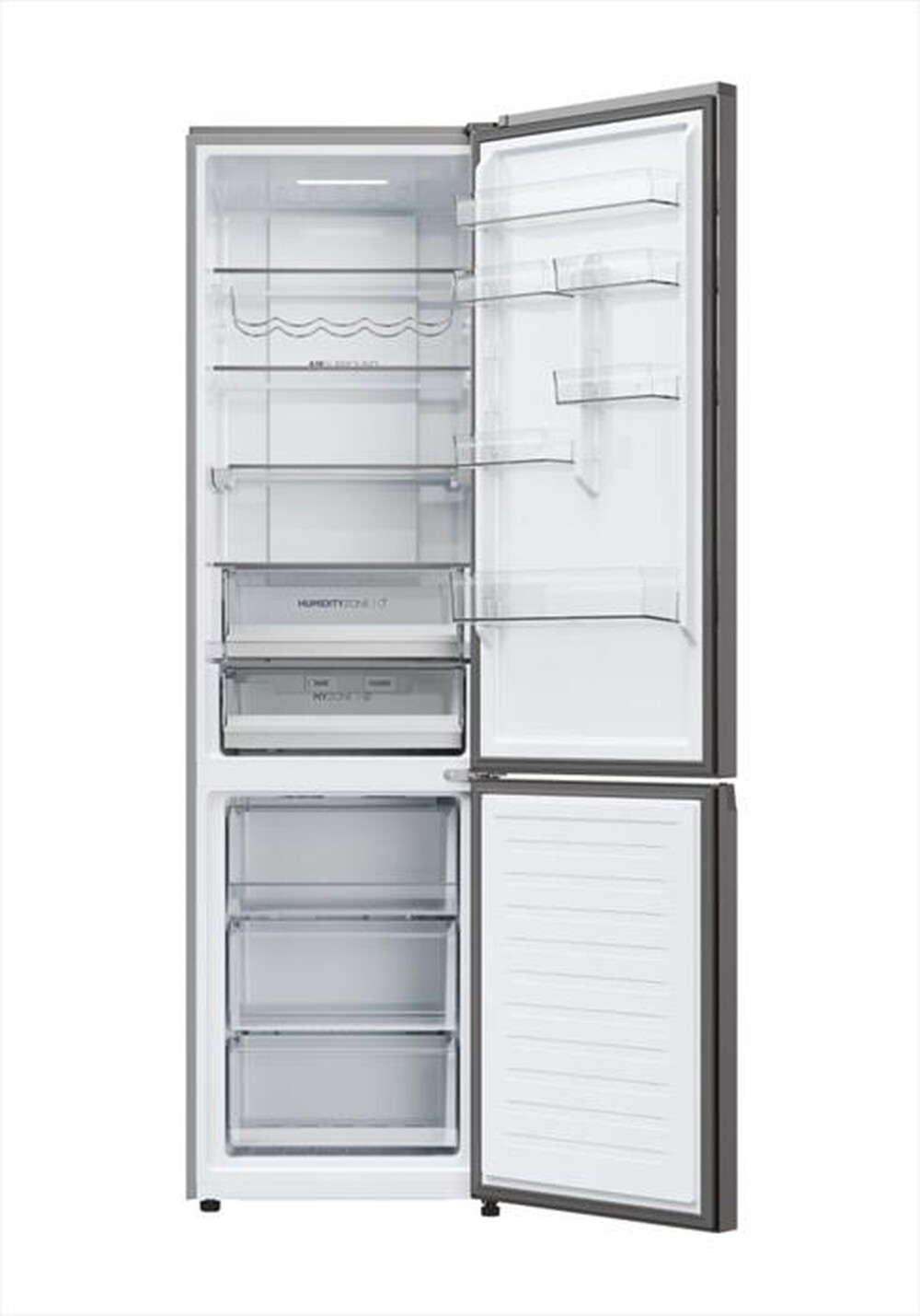 "HAIER - Frigorifero combinato HDPW5620ANPD Classe A 409 lt-Platino"