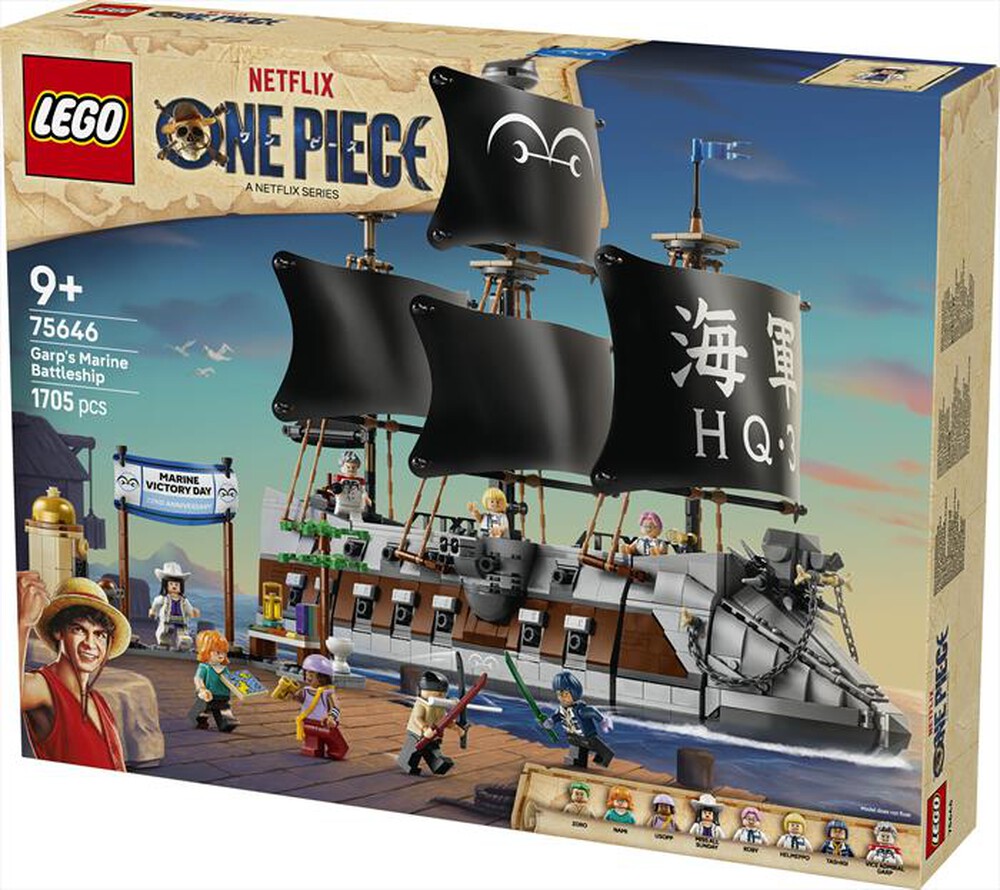 Immagine del prodotto LEGO - ONE PIECE La nave da guerra di Garp - 75646-Multicolore