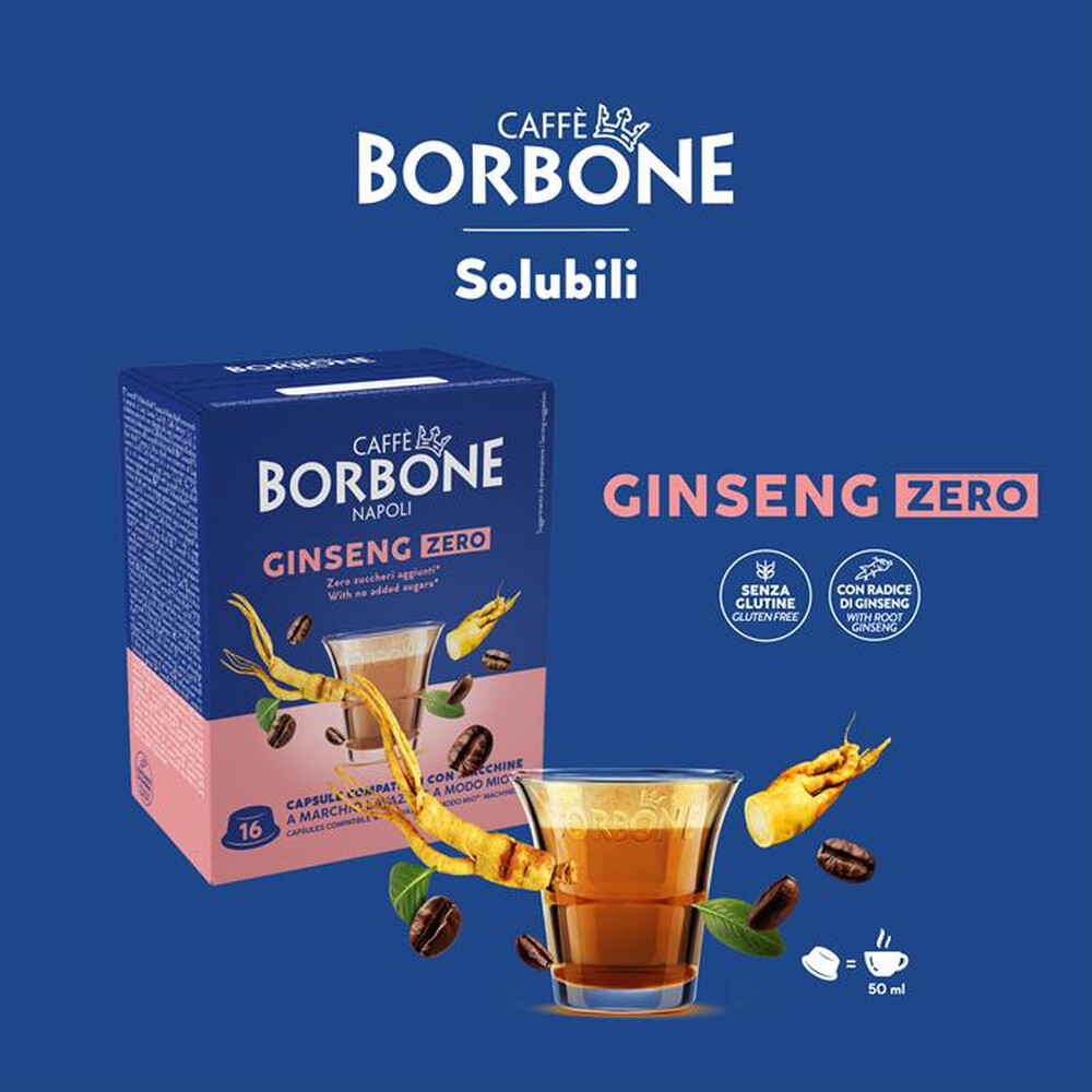 Immagine del prodotto CAFFE BORBONE - COMPATIBILI A MODO MIO - GINSENG ZERO - 16 CAPS-Multicolore