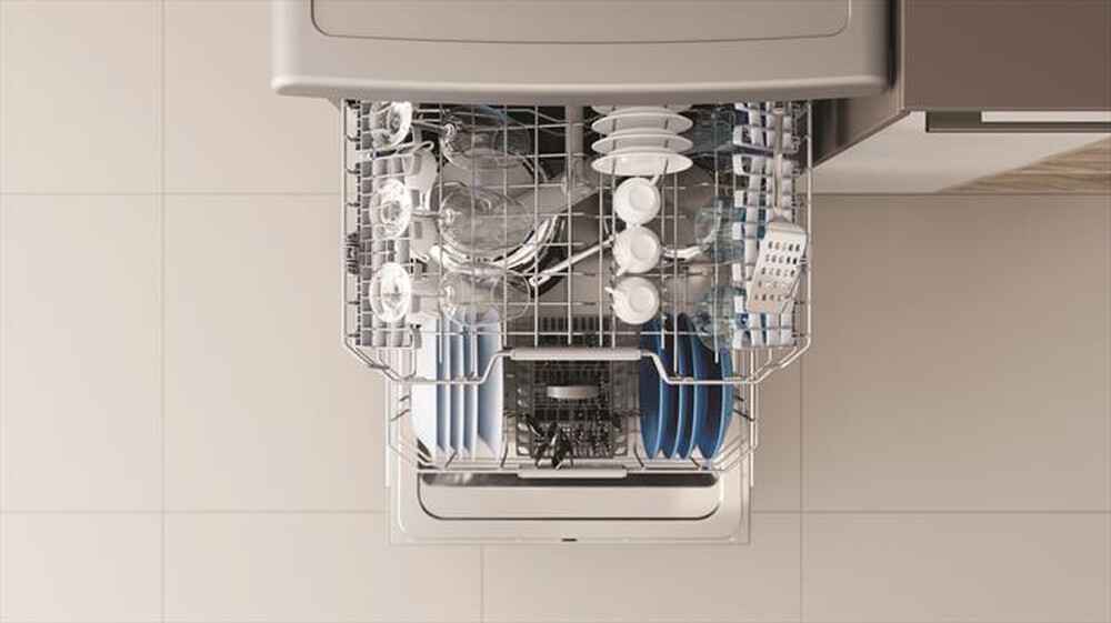 "INDESIT - Lavastoviglie DFO 3C23 A X Classe E 14 coperti-Stainless steel"