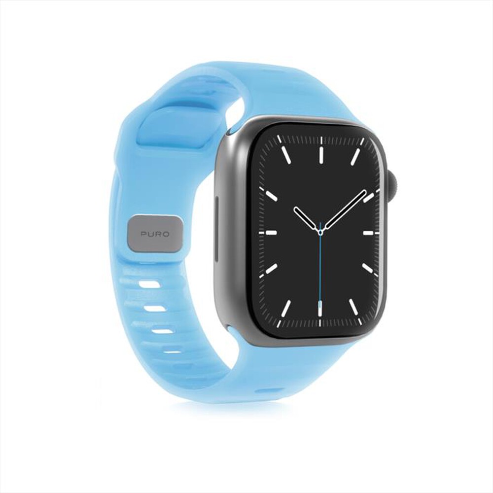 Immagine del prodotto PURO - Cinturino GLOW in silicone per Apple Watch-Azzurro