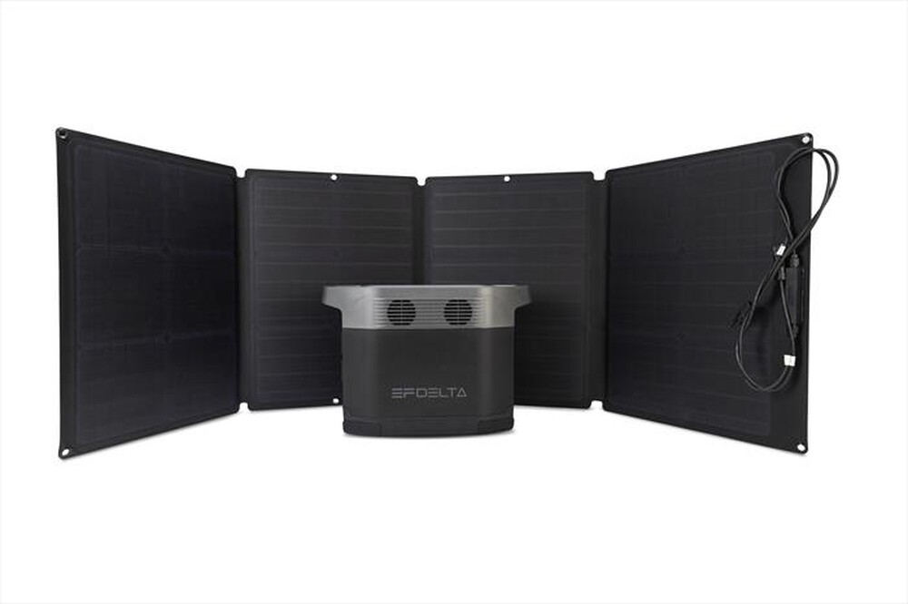 "ECOFLOW - Pannello solare portatile 110W-nero"