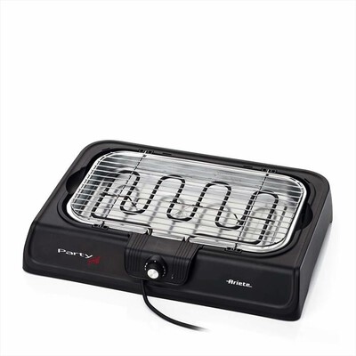 ARIETE - 0723 Party Grill Barbecue Elettrico 2000W-Nero