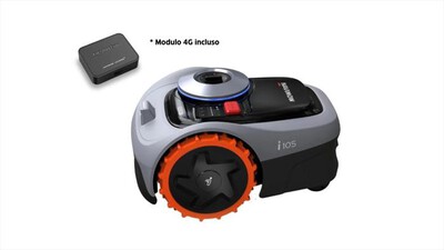 NAVIMOW by SEGWAY - Robot tagliaerba i105E + MODULO 4G-Grigio / arancione