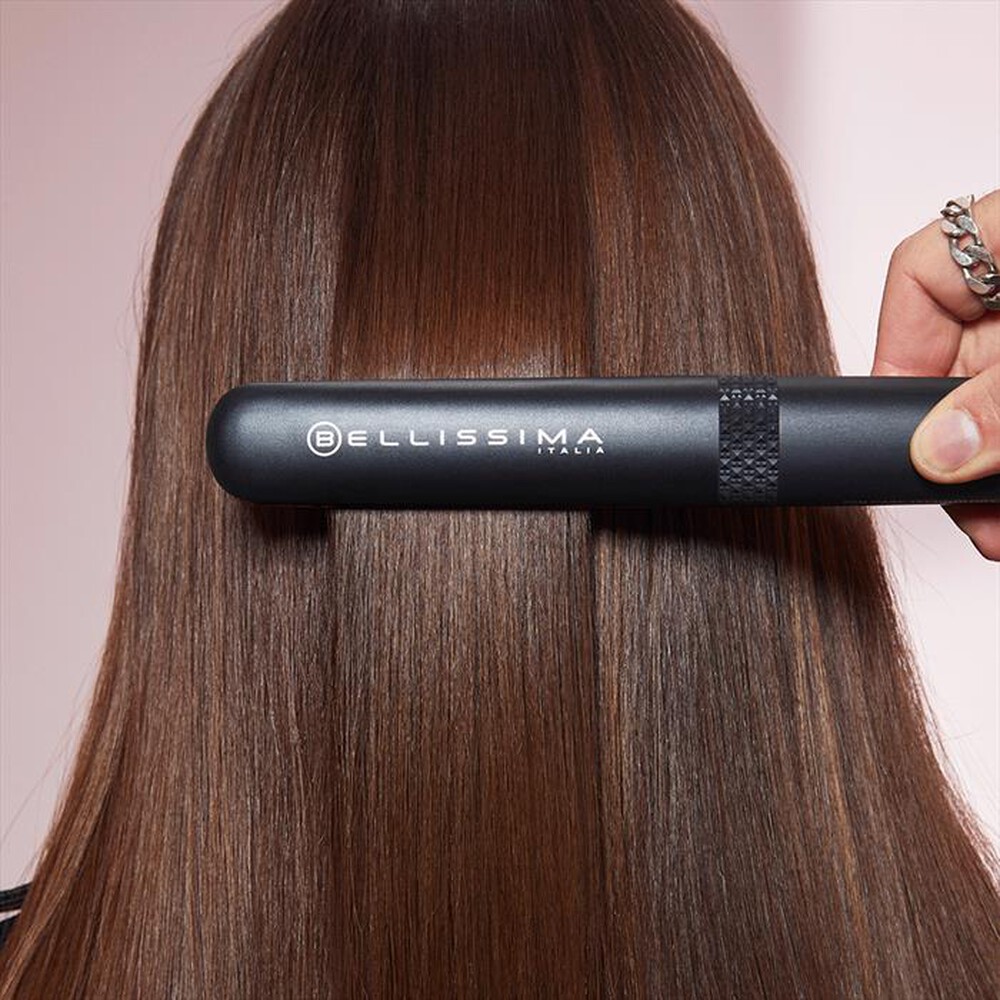 "BELLISSIMA IMETEC - PIASTRA PER CAPELLI CREATIVITY ION-Nero, Rosa"