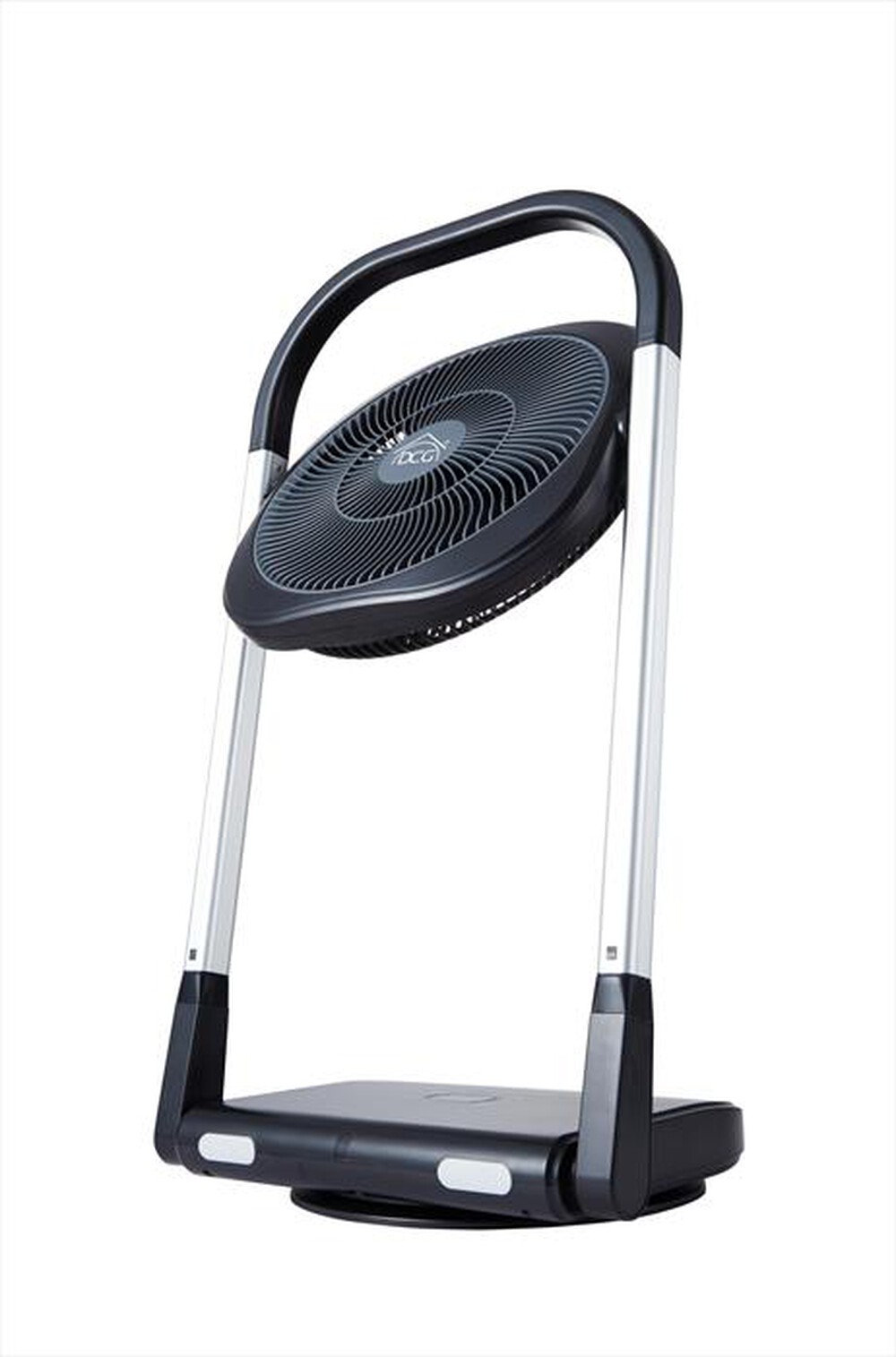 "DCG ELTRONIC - Ventilatore a piantana VE1605TT-SILVER/NERO"