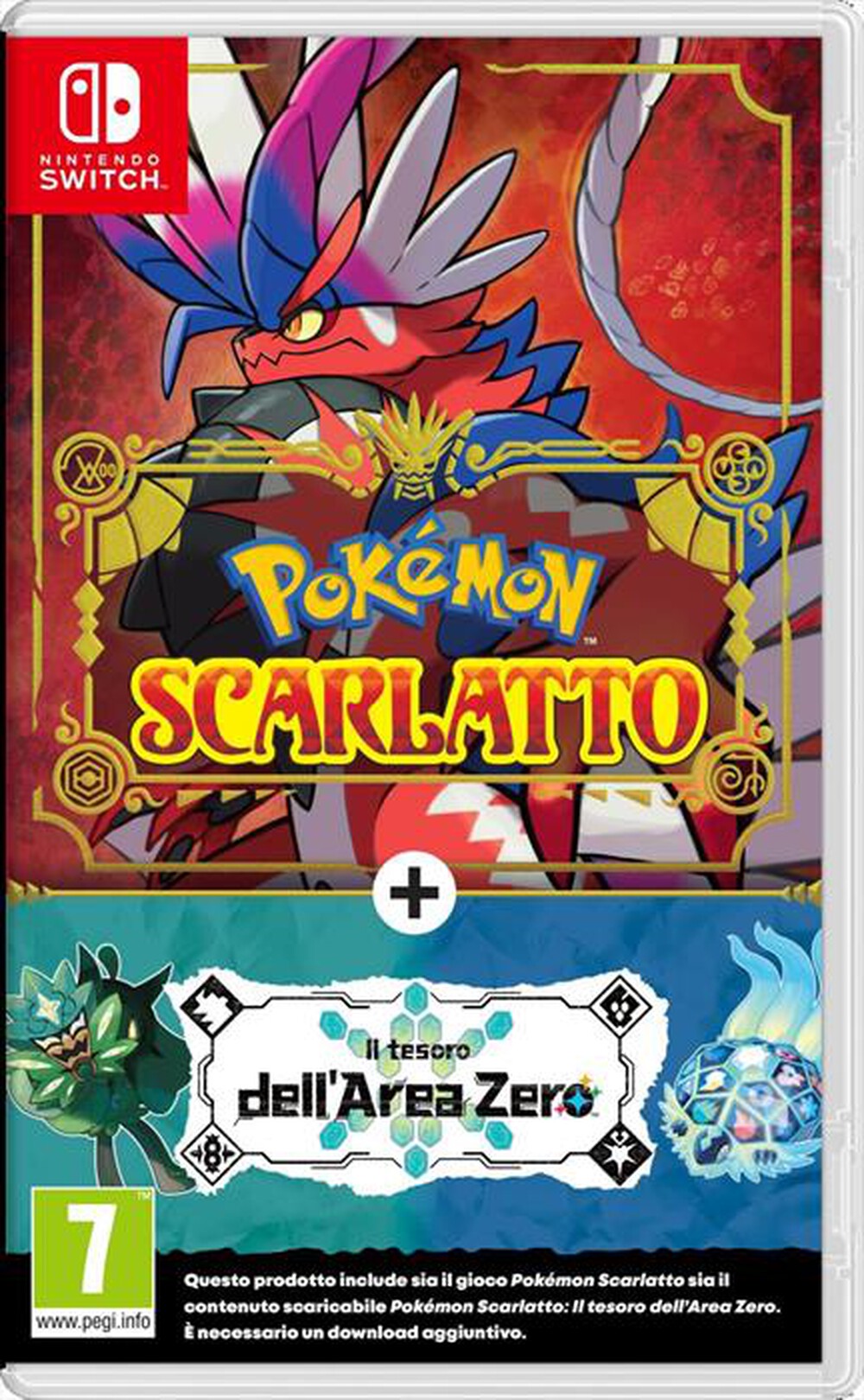 "NINTENDO - Bundle Pack Pokémon Scarlatto + Il Tesoro dell’Are"
