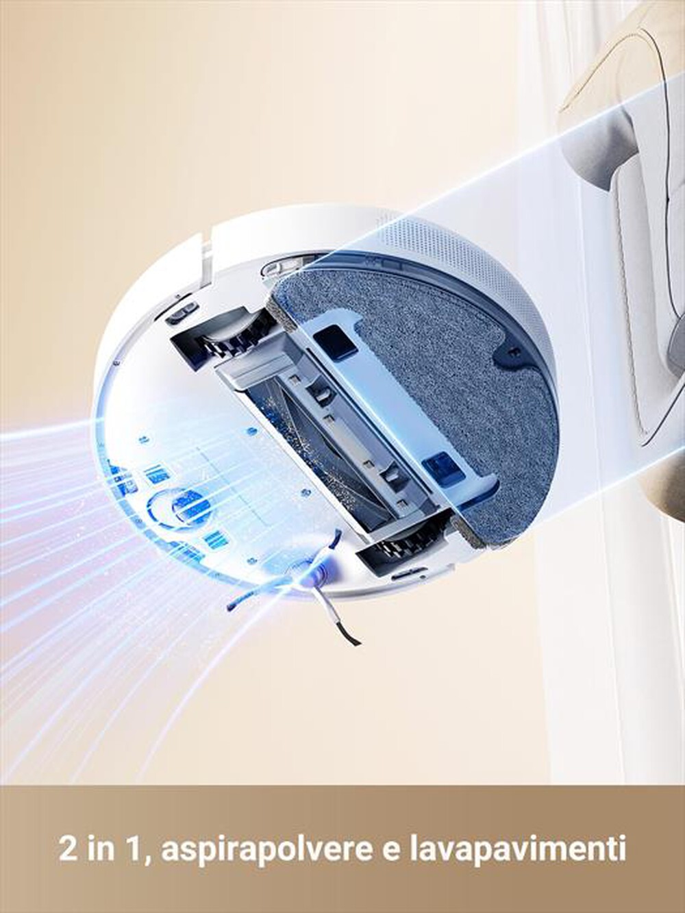 "DREAME - Aspirapolvere robot D10 PLUS GEN2-Bianco"