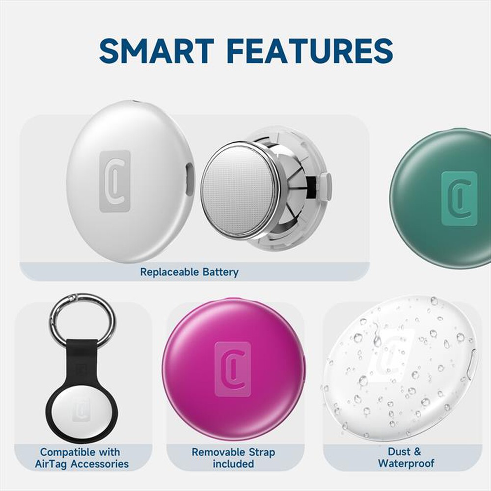 Immagine del prodotto CELLULARLINE - Trova oggetti Tracy Tag BTTRACYTAGG-Verde
