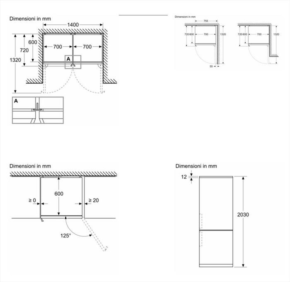 Immagine del prodotto BOSCH - Frigorifero Combinato KGN49AICT Classe C 203x70 cm-Acciaio anti-impronta