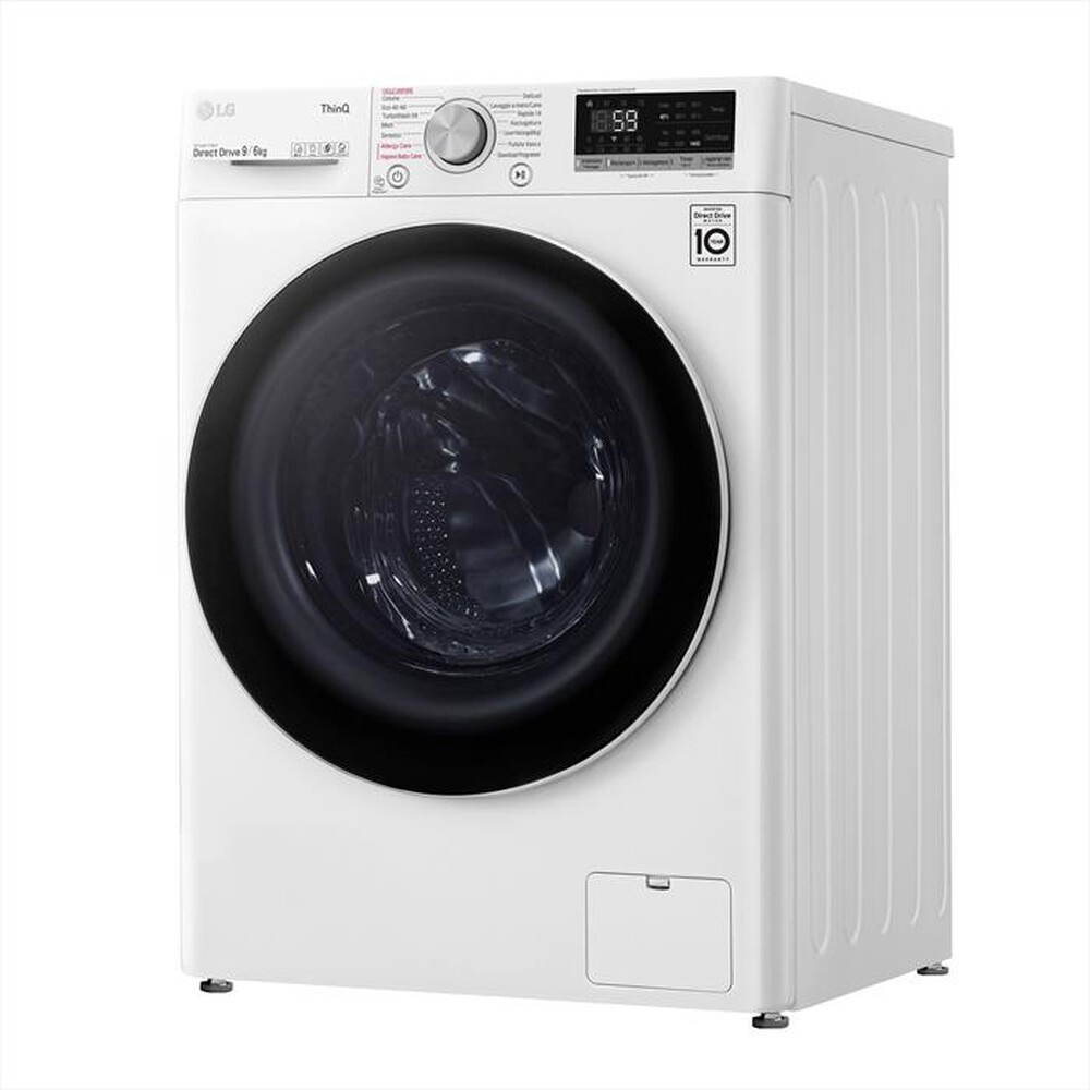 "LG - Lavasciuga F4DV509H0E 9/6 Kg Classe B-White"