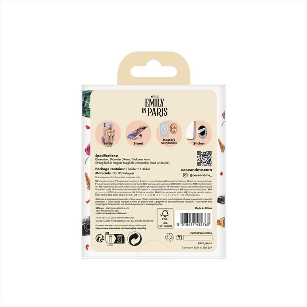 Immagine del prodotto CASEME - Supporto stand per Android e iPhone CMEMIPSTANDMS4-Croissant