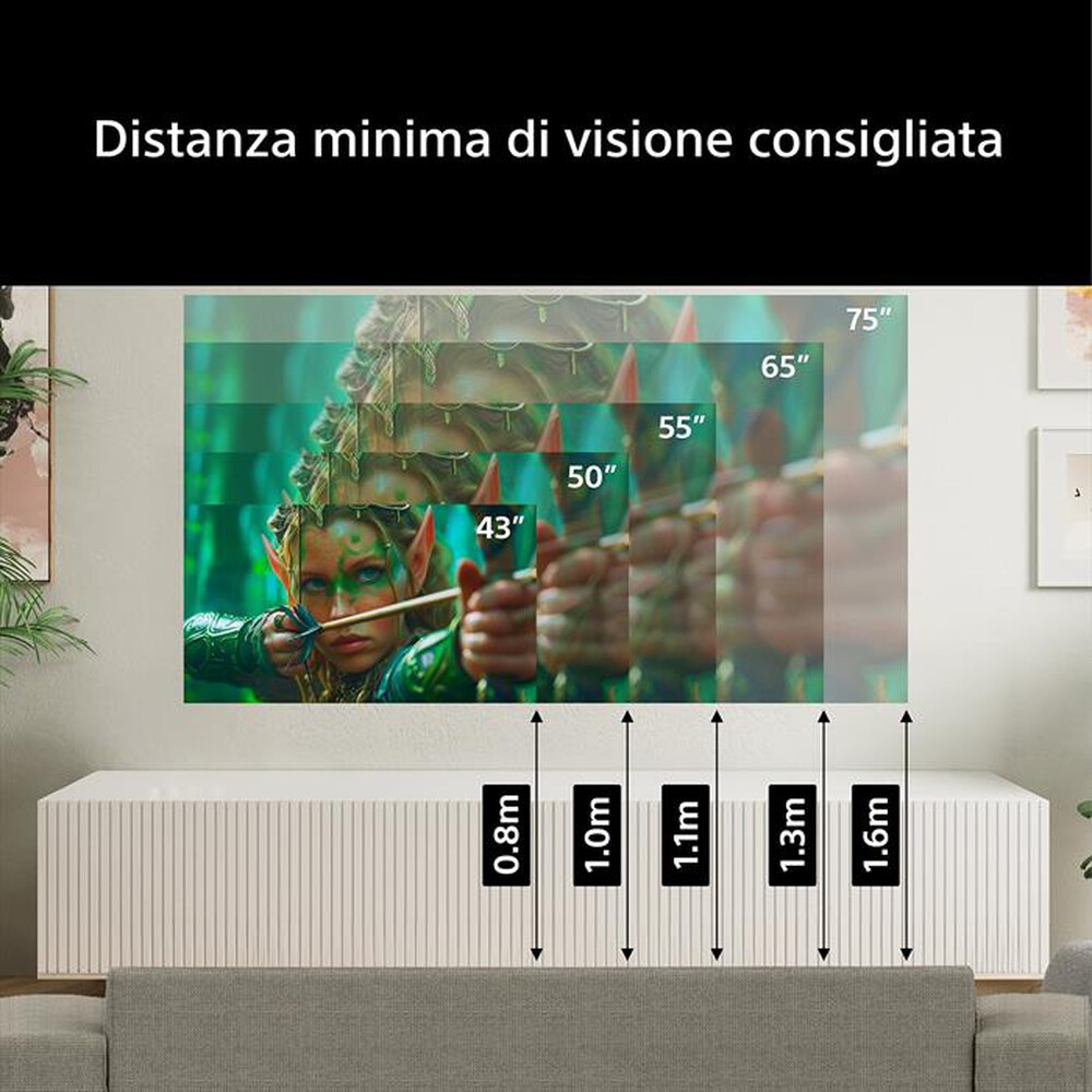 Immagine del prodotto SONY - Smart TV LED UHD 4K 50" K50S25M2PB.CEI-NERO