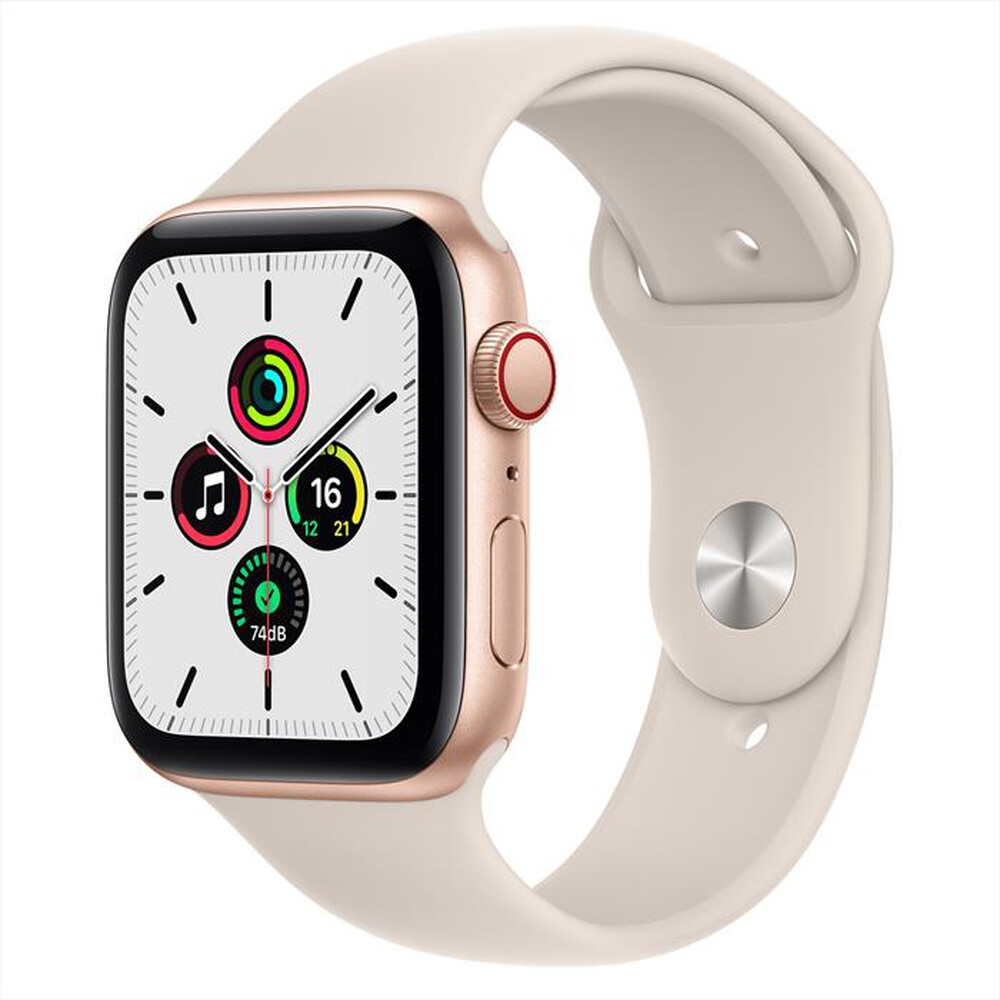 "APPLE - Watch SE GPS+Cellular 44mm Alluminio Oro-Cinturino Sport Galassia"
