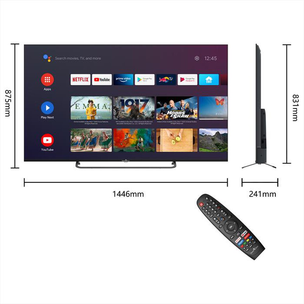 "SMART TECH - Smart TV LED UHD 4K 65\" 65QA10V3"