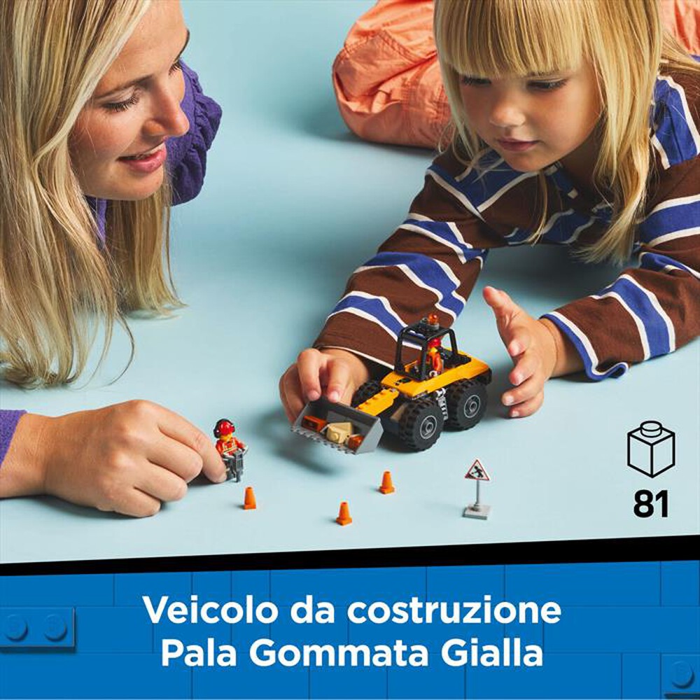 Immagine del prodotto LEGO - CITY GREAT VEHICLES Pala gommata gialla 60450