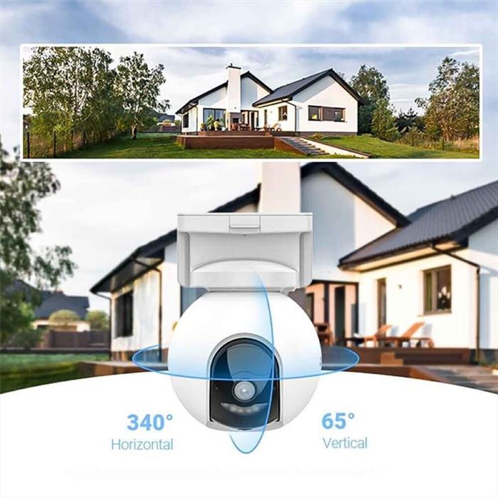 "EZVIZ - Telecamera motorizzata esterno HB8 A BATTERIA 32GB-White"