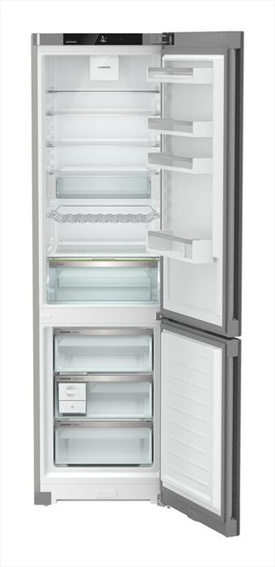 LIEBHERR - Frigorifero combinato CNSDB 5723-20 Classe B 371lt-Acciaio SmartSteel / Silver