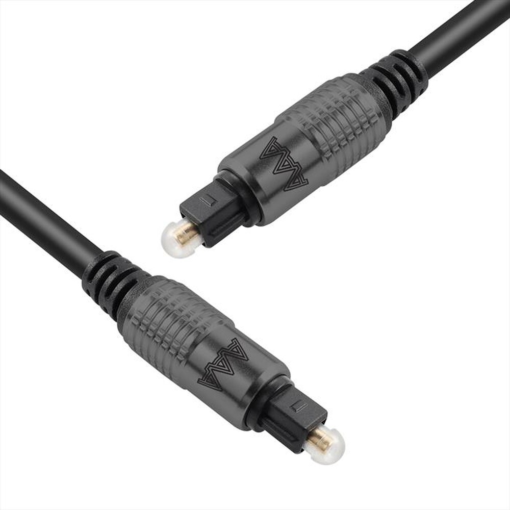 "AAAMAZE - CAVO OTTICO ULTRA PREMIUM TOSLINK 2 METRI-Nero"
