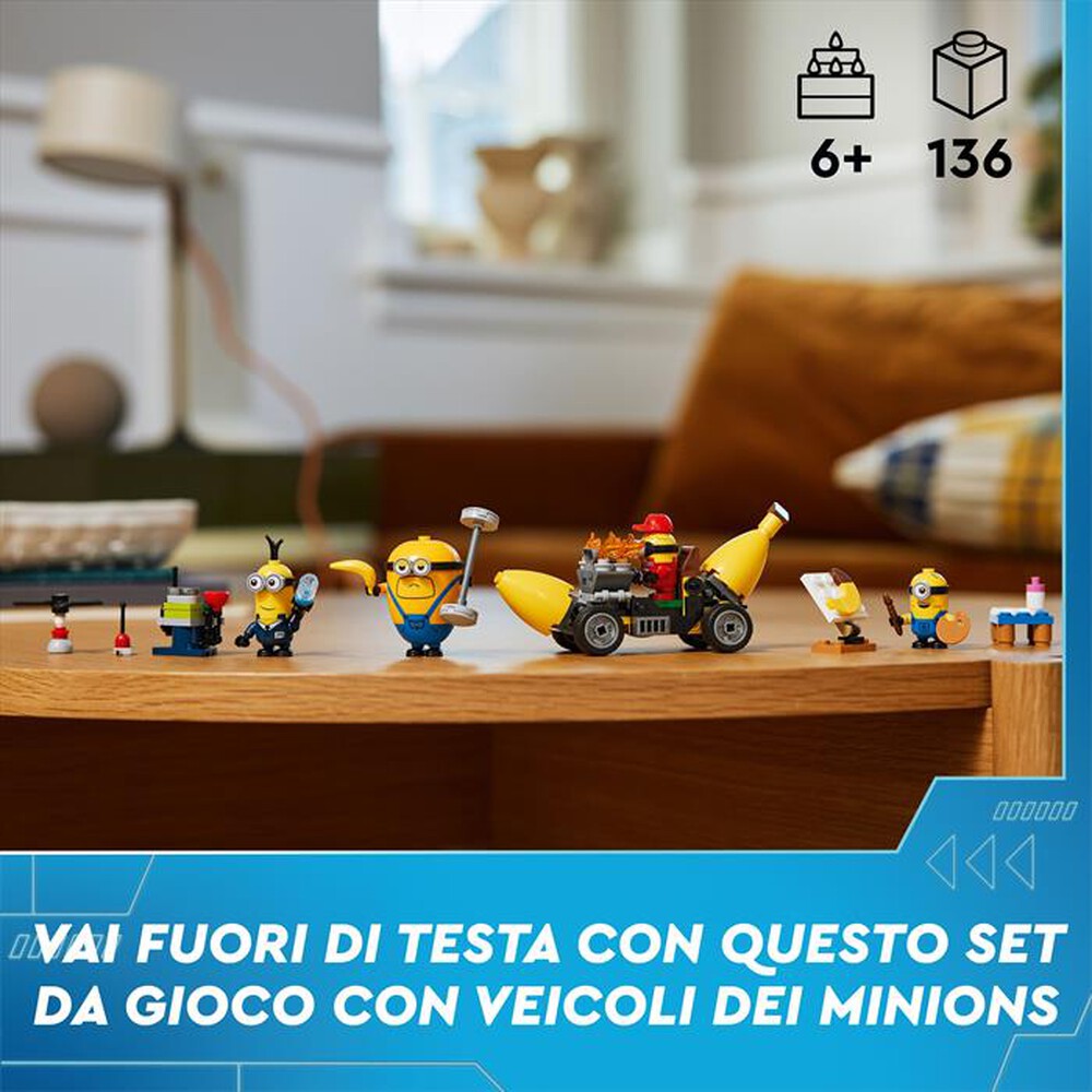 Immagine del prodotto LEGO - CATTIVISSIMO ME I Minions e l’auto banana 75580