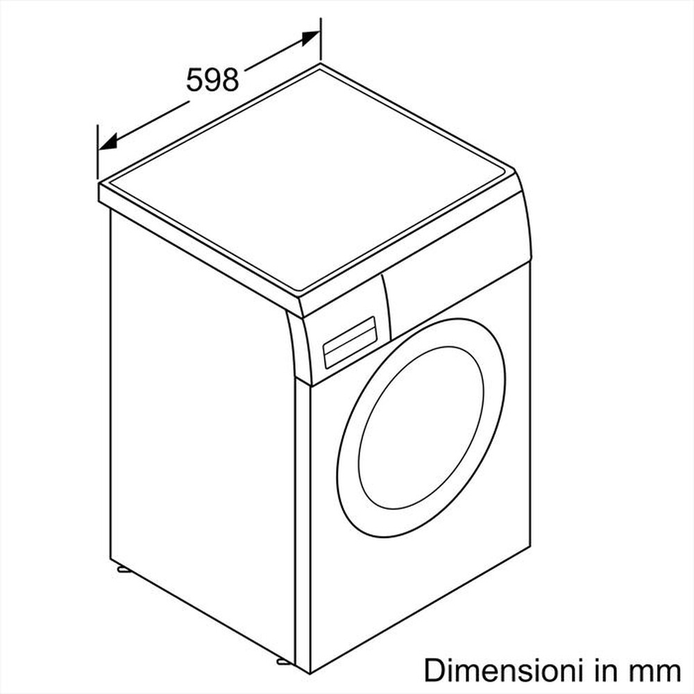 Immagine del prodotto BOSCH - Lavatrice Serie 6 WUU28T29II 9Kg 1400g/m Classe A-Bianco