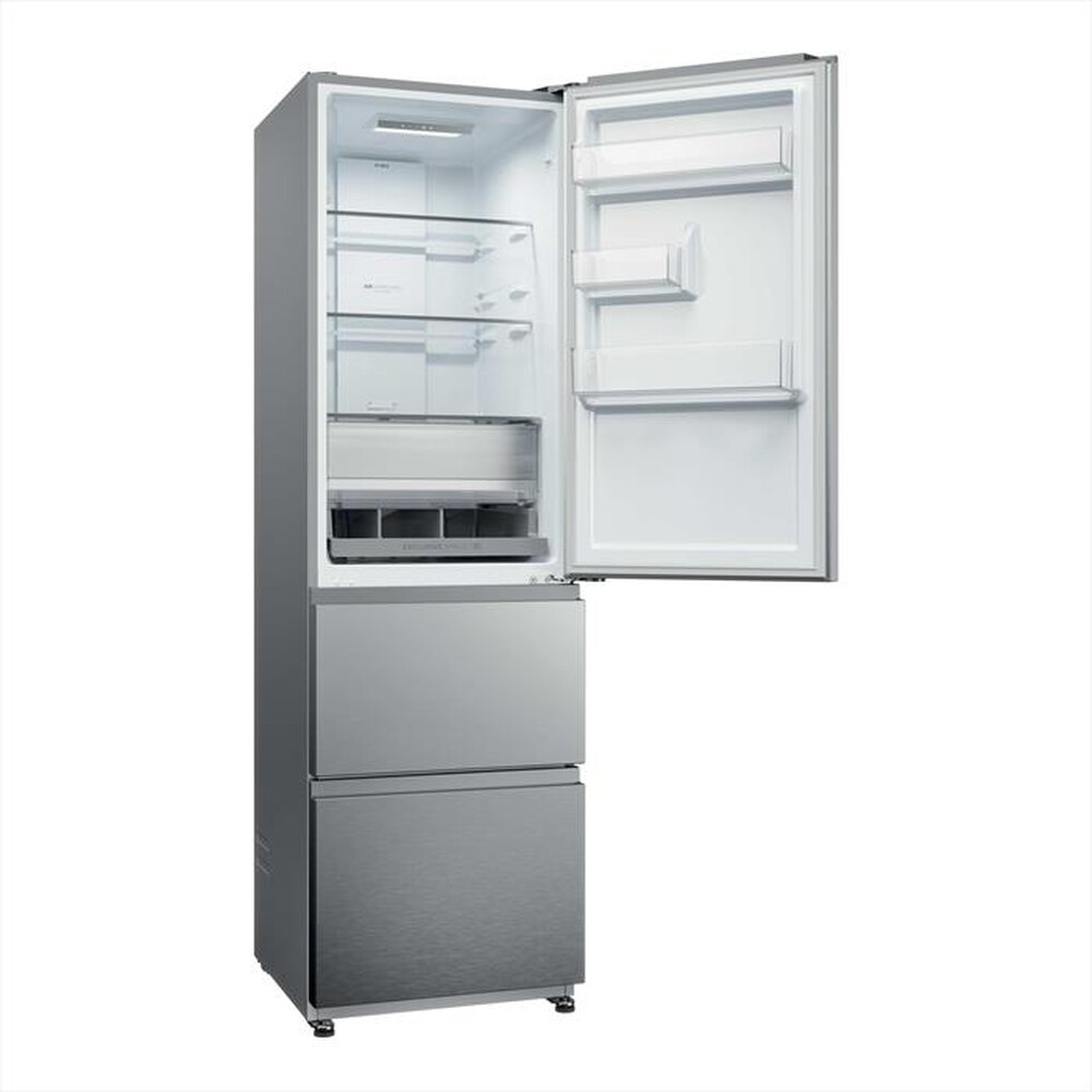 Immagine del prodotto HAIER - Frigorifero combinato HTR3518ENMX Classe E 303 lt-Acciaio inox