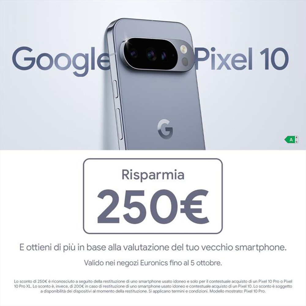 Immagine del prodotto GOOGLE - PIXEL 10 PRO 128GB-Nero ossidiana