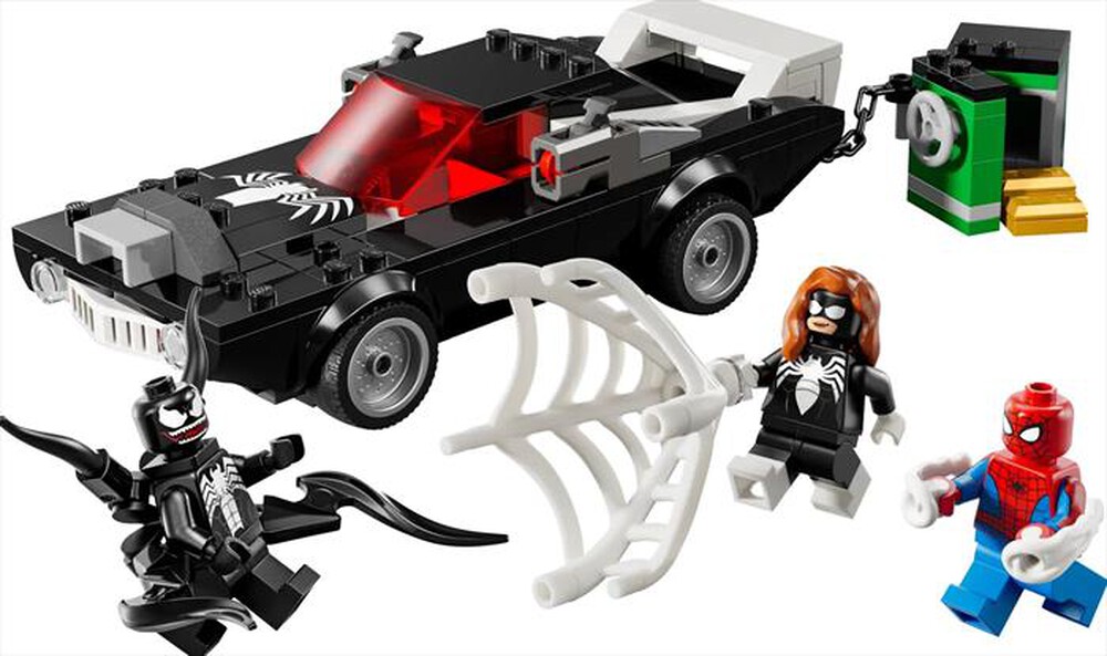 "LEGO - MARVEL Spider-Man contro Muscle Car di Venom-76309-Multicolore"
